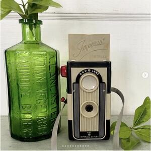 Vintage Imperial Reflex Duo Lens 620 Box Camera Strap Photography 1961 UNTESTED